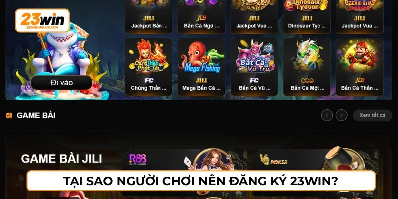 Đăng ký 23WIN nhận ưu đãi liền tay