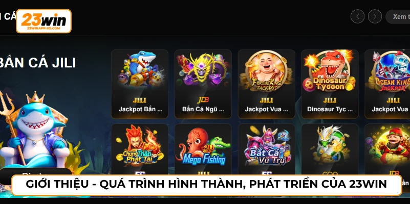 Giới thiệu - Quá trình hình thành, phát triển của 23WIN